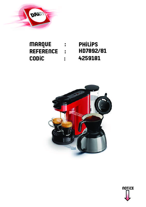 cafetiere senseo bouton calc allume