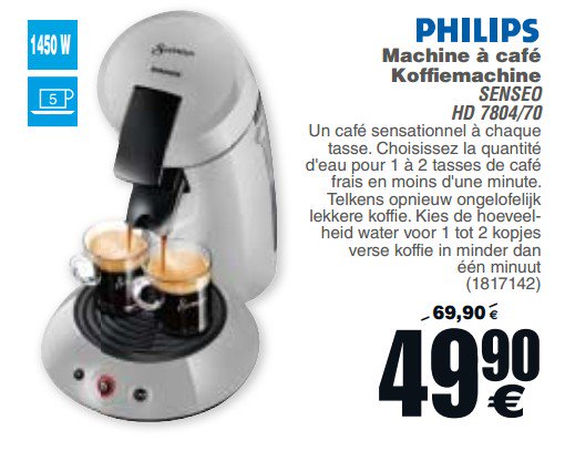cafetiere senseo cora