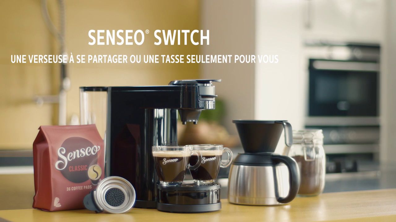 cafetiere senseo double fonction