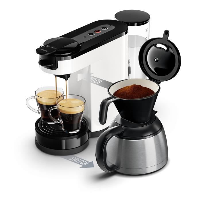 cafetiere senseo double fonction