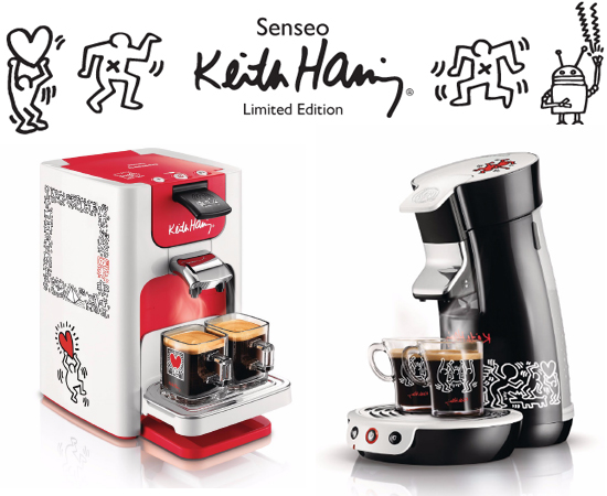 cafetiere senseo keith haring