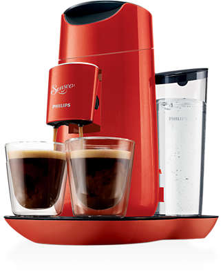 cafetiere senseo philips rouge