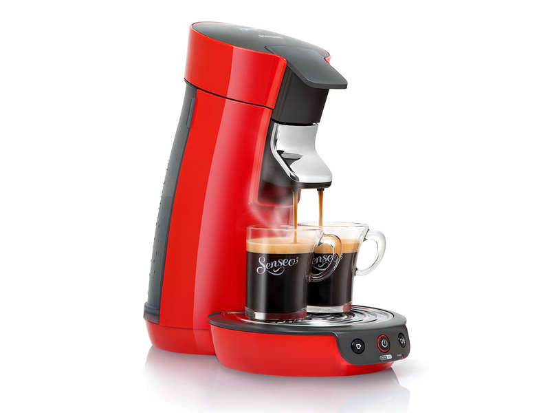 cafetiere senseo philips rouge