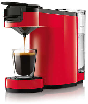 cafetiere senseo philips rouge
