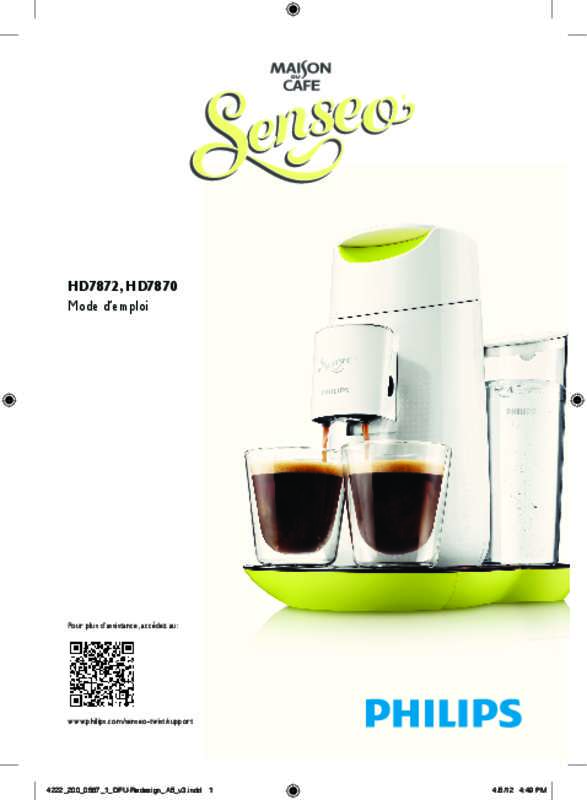 cafetiere senseo qui ne s'allume plus