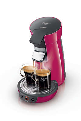 cafetiere senseo rose framboise