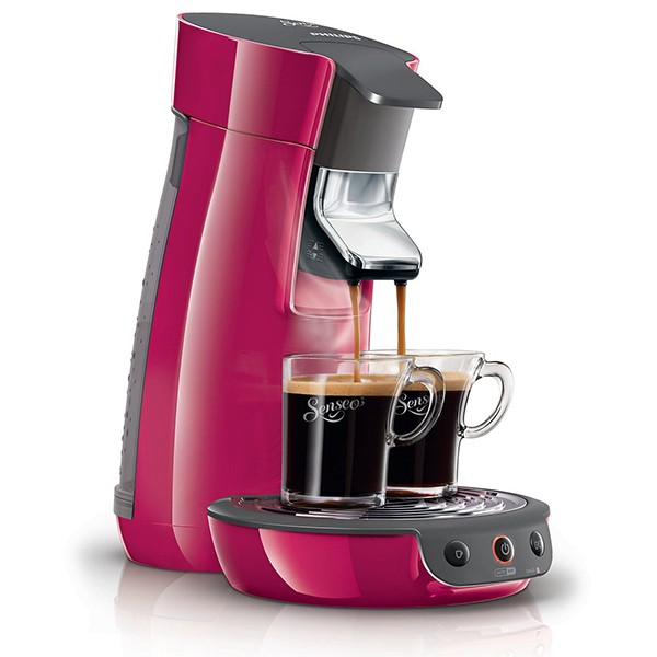 cafetiere senseo rose framboise