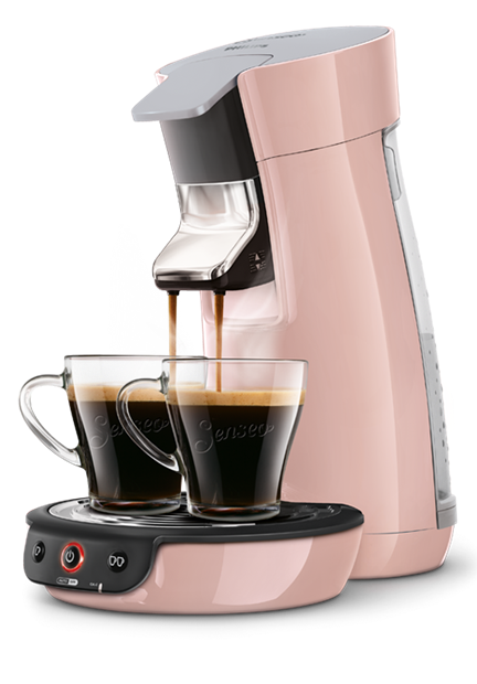 cafetiere senseo rose framboise