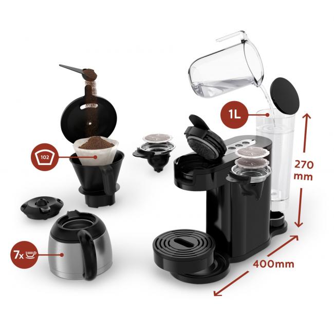 cafetiere senseo switch grise