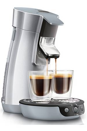 cafetiere senseo viva argent
