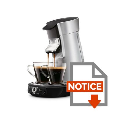 cafetiere senseo viva argent