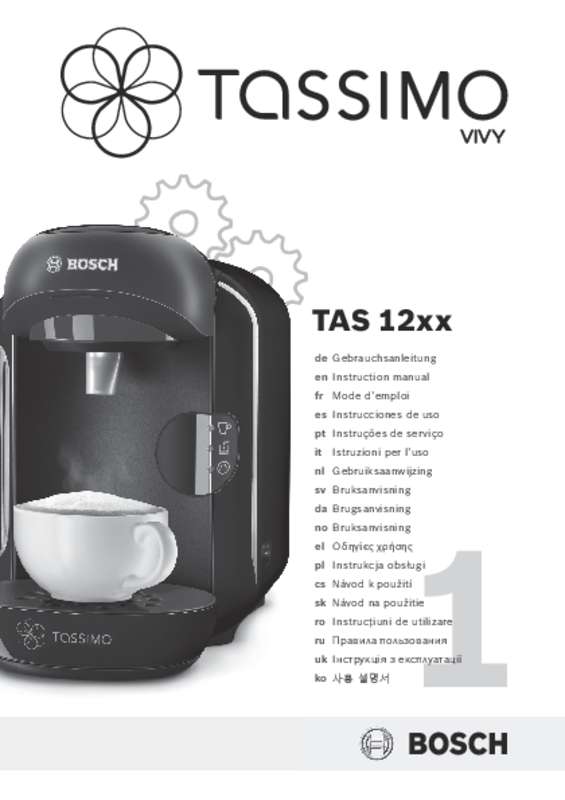 cafetiere tassimo clignote
