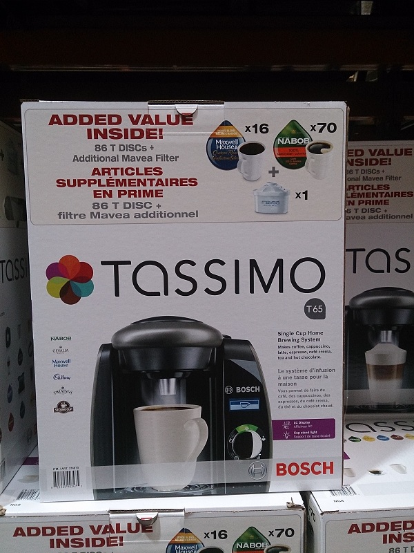 cafetiere tassimo costco