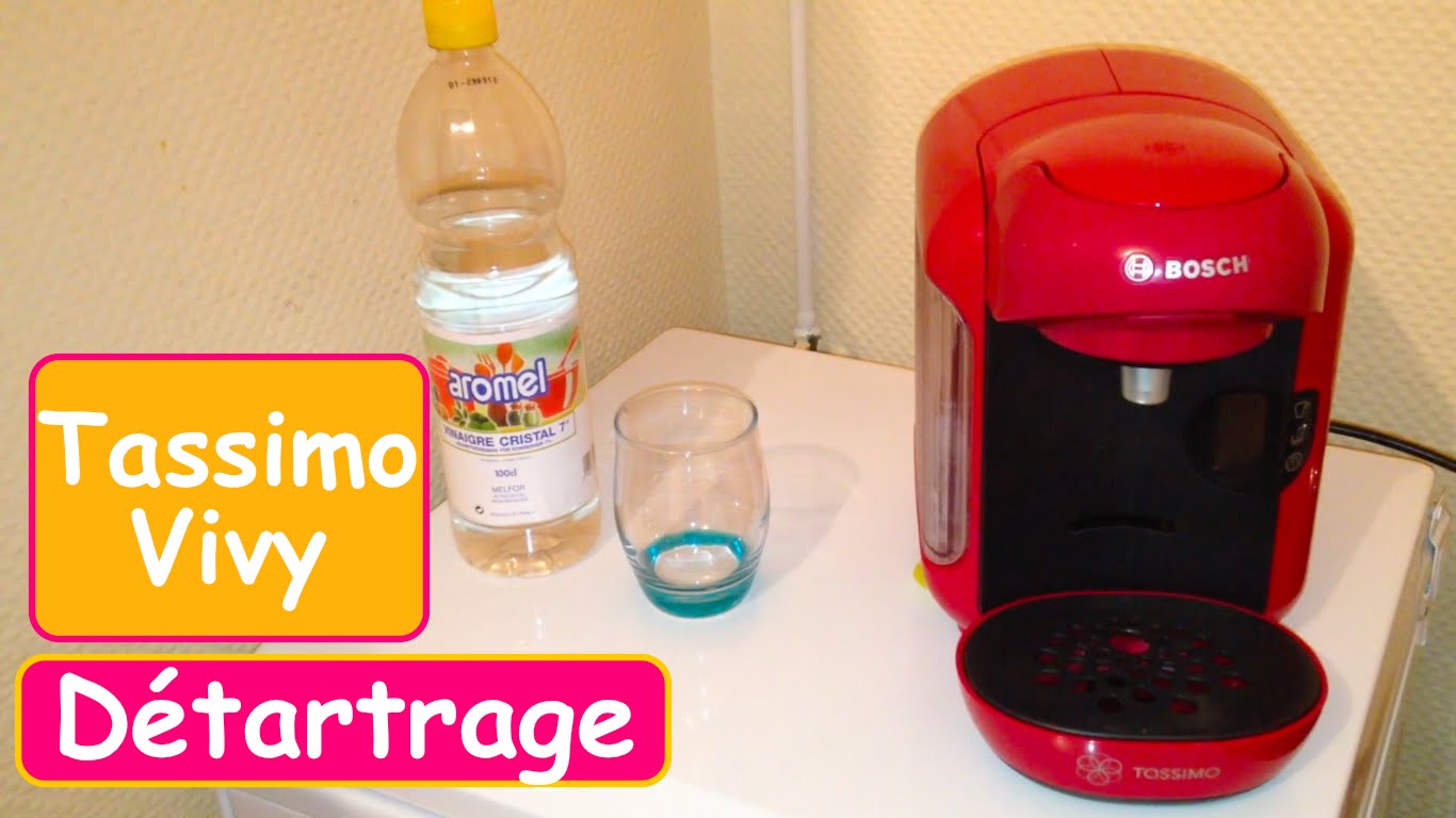 cafetiere tassimo detartrage