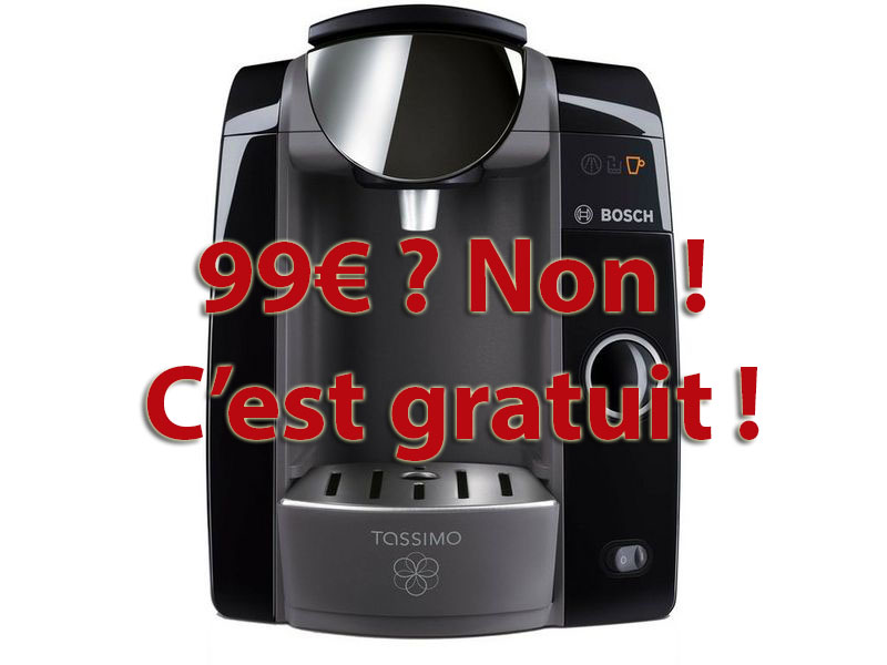 cafetiere tassimo gratuite