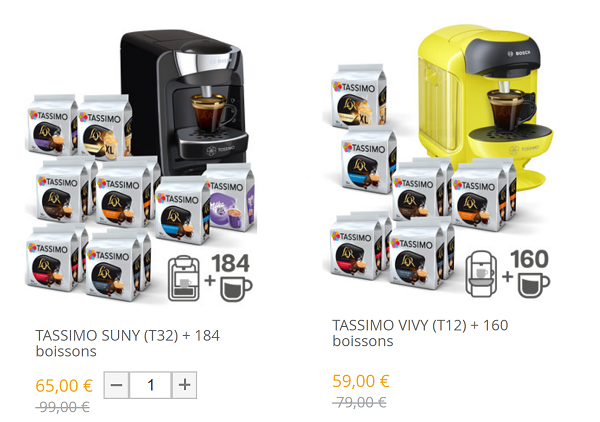 cafetiere tassimo gratuite