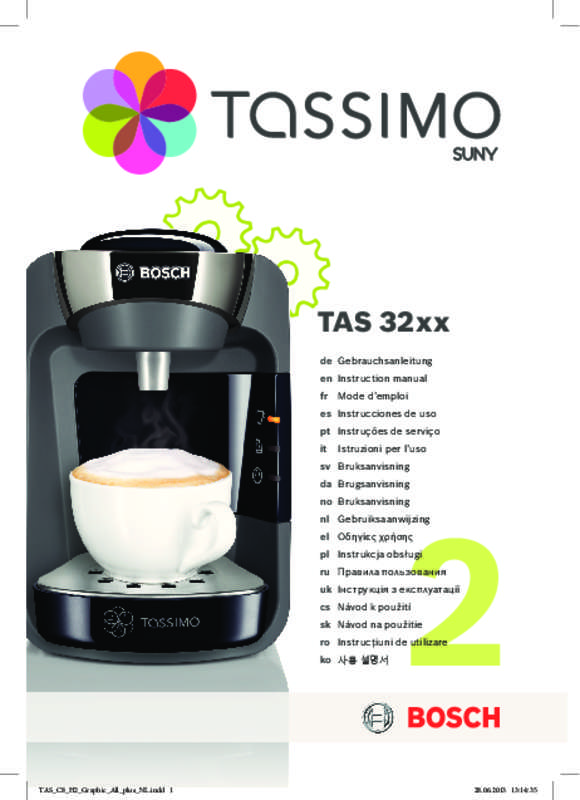 cafetiere tassimo tas3203